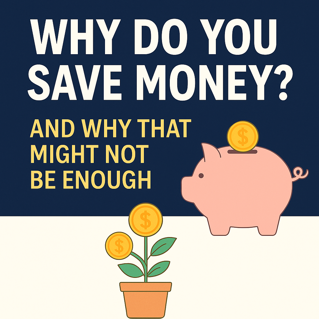 Why do you save money? and why that might not be enough.