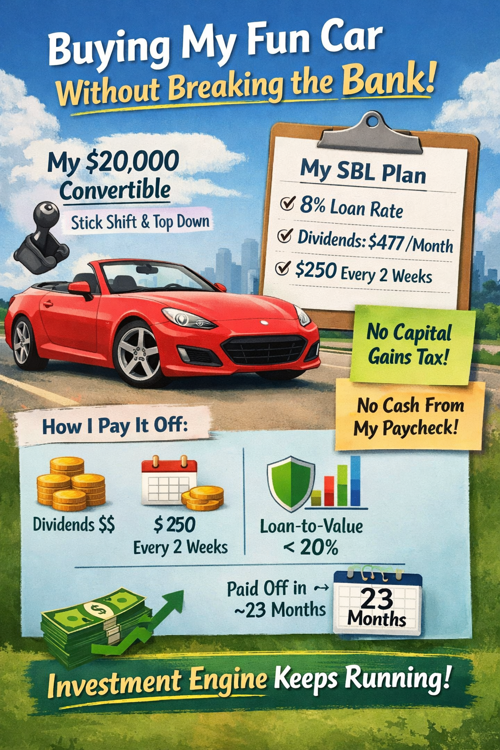 How I Bought a Fun Car Without Touching My Paycheck